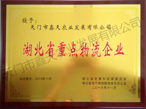 湖北省重點物流企業(yè)(2016)